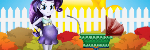 Jogos de A Gravidez da Pônei Rarity no Meninas Jogos