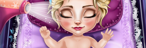 Banho da Elsa Bebê