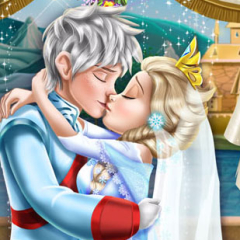 Jogo Beijo Escondido de Elsa
