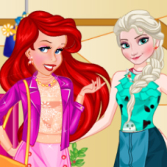 Jogo Elsa e Ariel: Princesas Disney