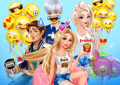 FESTA ELSA E RAPUNZEL EMOJI - Jogue Grátis no Gombis.pt!