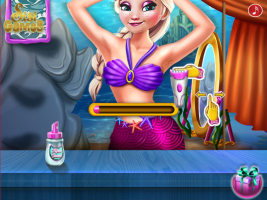 Elsa, Ladybug e Barbie na Sauna das Sereias - screenshot 1