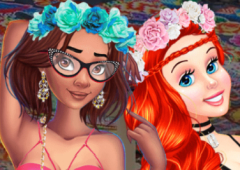 Elsa, Moana e Ariel em Ibiza
