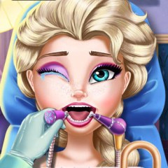 Frozen Elsa no Médico de Nariz - jogos online de menina