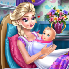 Jogos de Elsa e Rapunzel Grávidas: Encontre os Presentes no