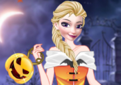 O Halloween da Elsa e da Anna