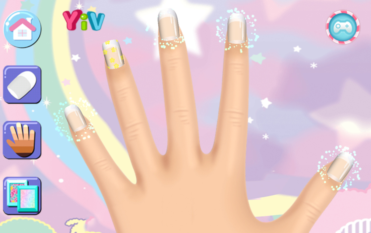 Jogos de O Salão de Manicure da Hello Kitty no Meninas Jogos