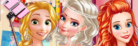 Prepare a Ariel, a Elsa e a Rapunzel para a Festa