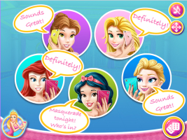 Princesas Disney: Baile de Máscaras - screenshot 1