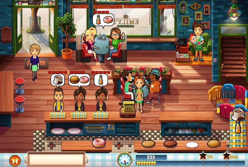 Jogo de restaurante garçonete - Jogos Online Grátis & Desenhos