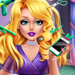 Jogos de Cabeleleira: Jogos de Cabeleleira - Corte de Cabelo da Barbie
