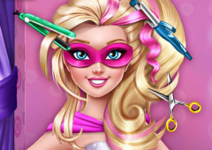 jogando o jogo de salão de beleza da Monster High 