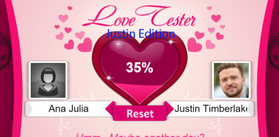 Teste Amor com Justin - screenshot 2