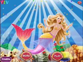 Barbie Sereia - jogos online de menina